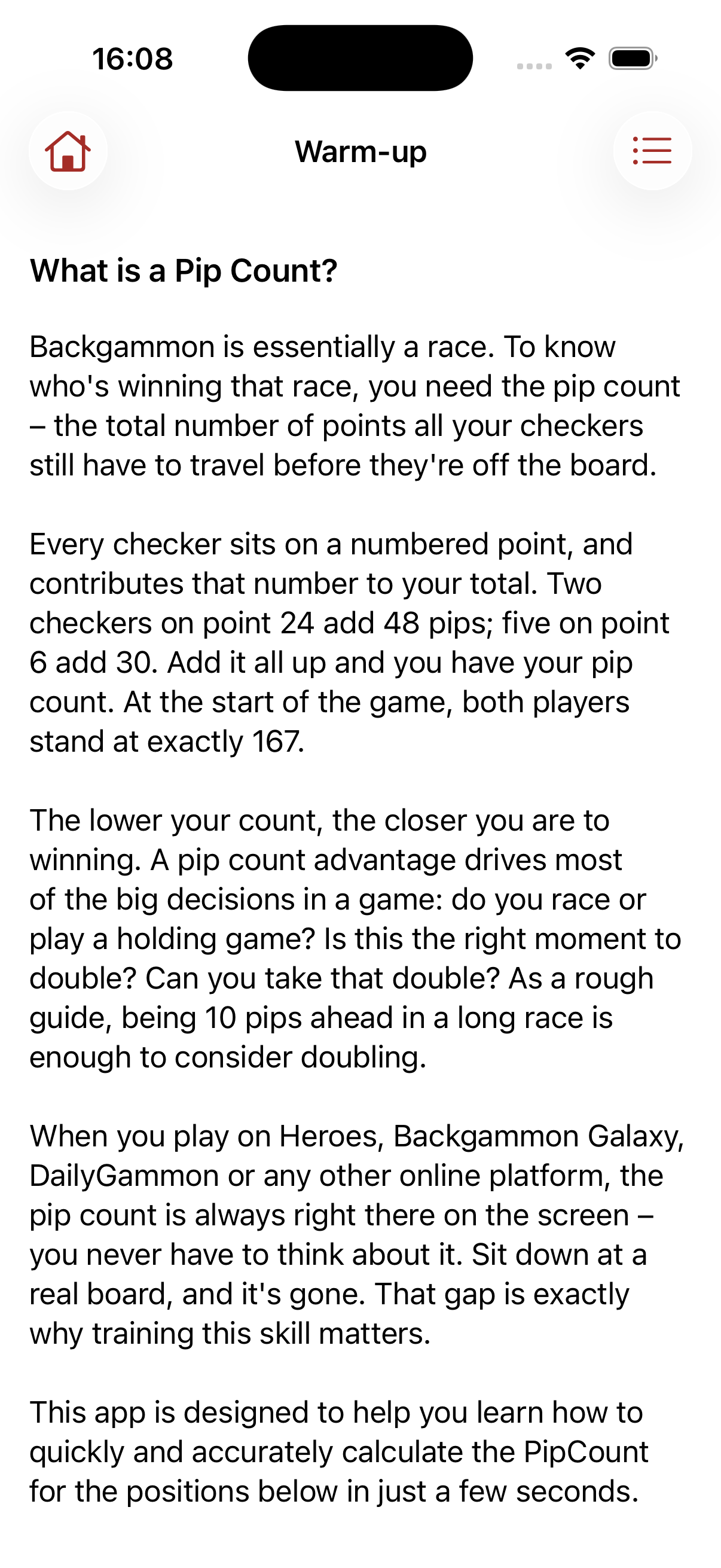 Backgammon Gym screenshot 5